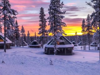 Family Winter Break to.... Lapland staying in the Arctic Glass Igloos